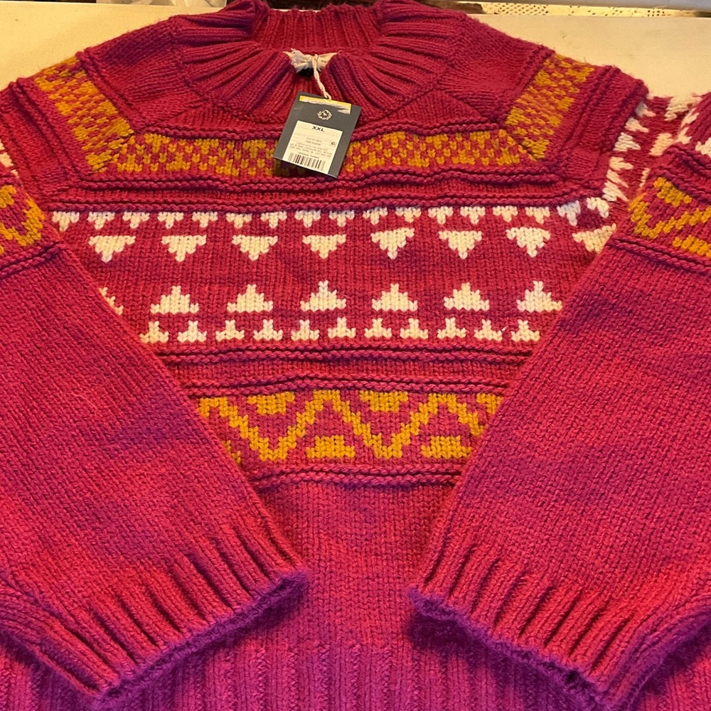 Universal Women's Sweater - Pink, Yellow, White